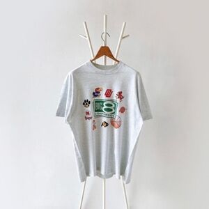 90s NCAA Big 8 conference basketball t-shirt